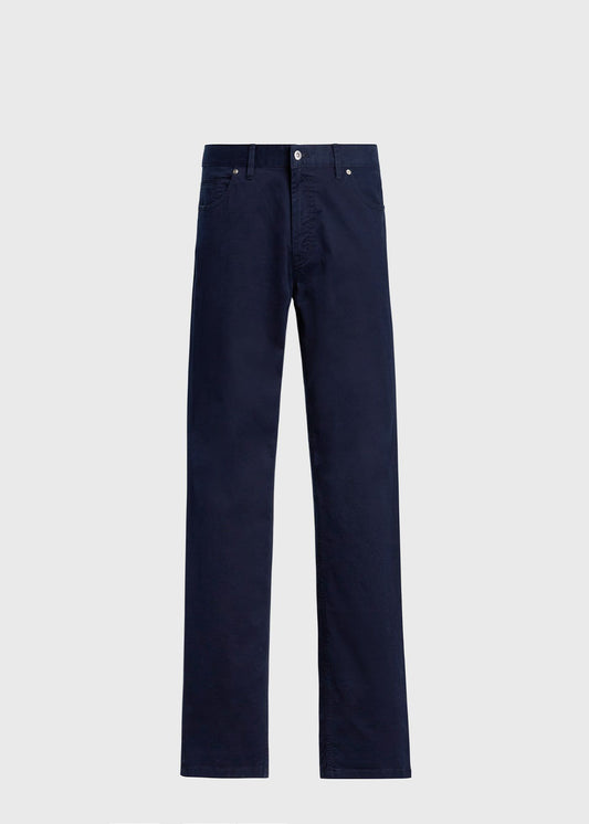 Cotton Five-Pocket Trouser Khaki - Paul Stuart