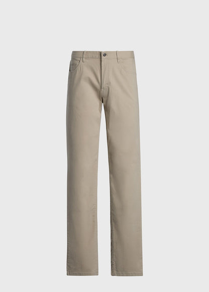 Cotton Five-Pocket Trouser Khaki - Paul Stuart
