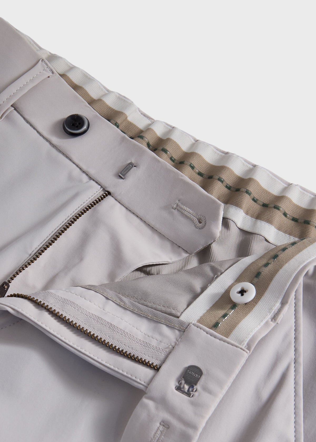 Technical Jersey Stretch Trouser Stone - Paul Stuart