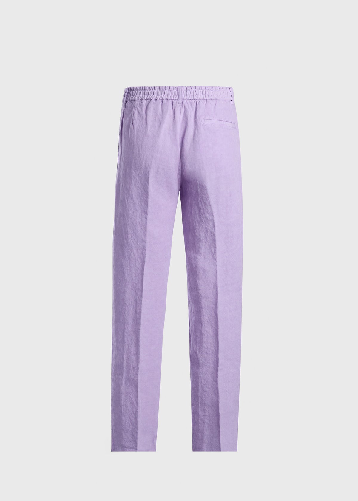 Linen Drawstring Trouser Crimson - Paul Stuart