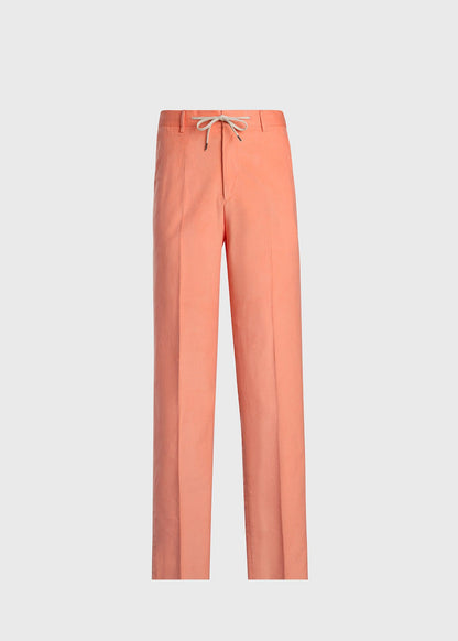 Drawstring Corduroy Pant Grass - Paul Stuart