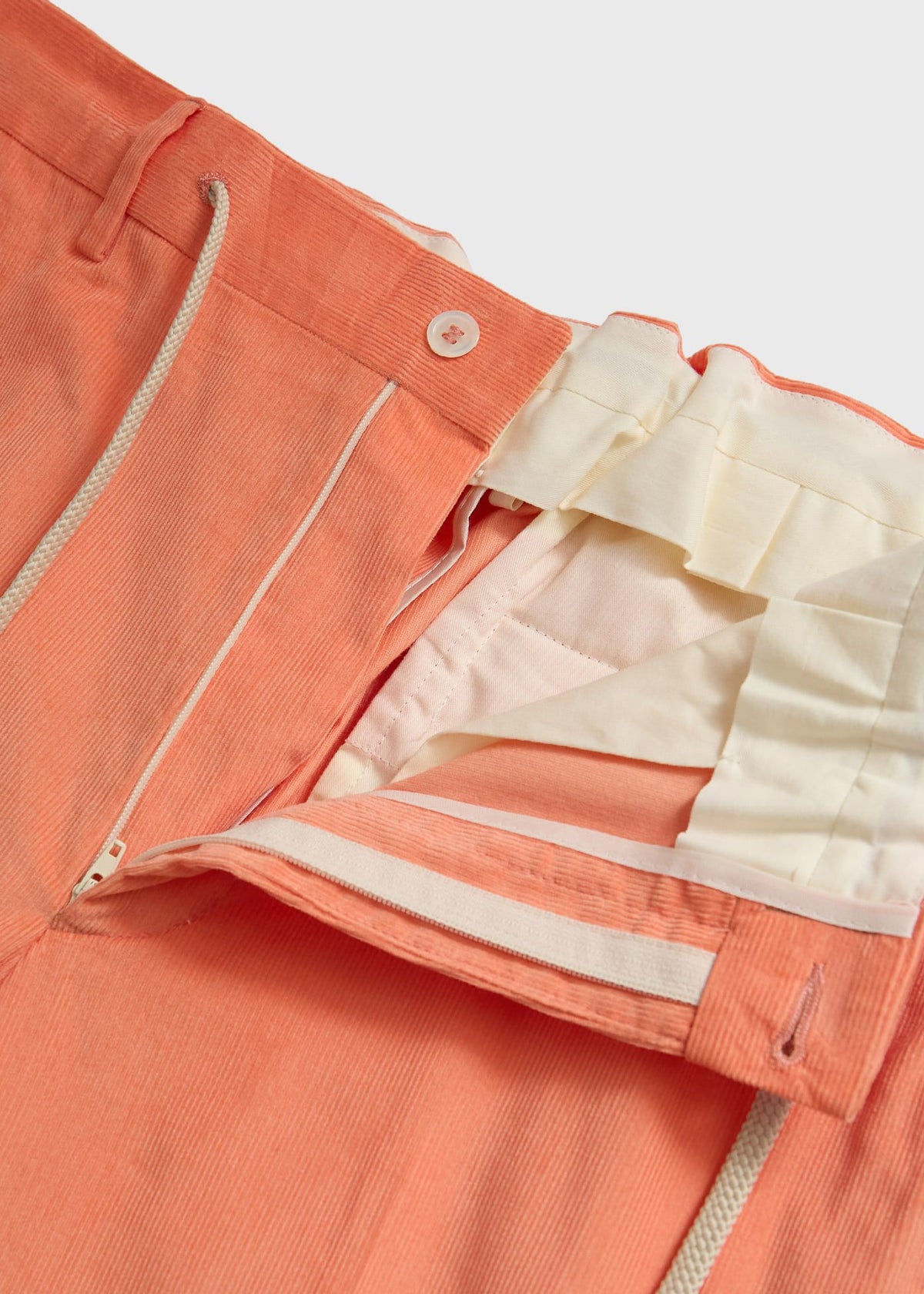 Drawstring Corduroy Pant Grass - Paul Stuart