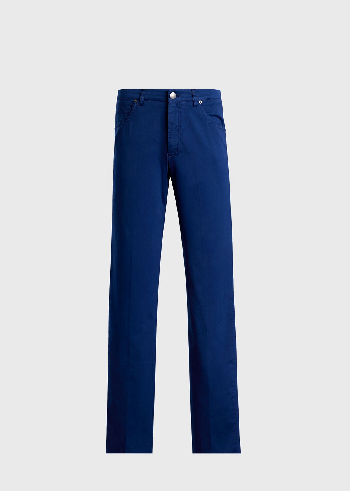 Cotton & Silk Five Pocket Pant Khaki - Paul Stuart