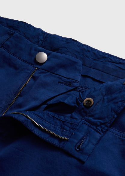 Cotton & Silk Five Pocket Pant Khaki - Paul Stuart