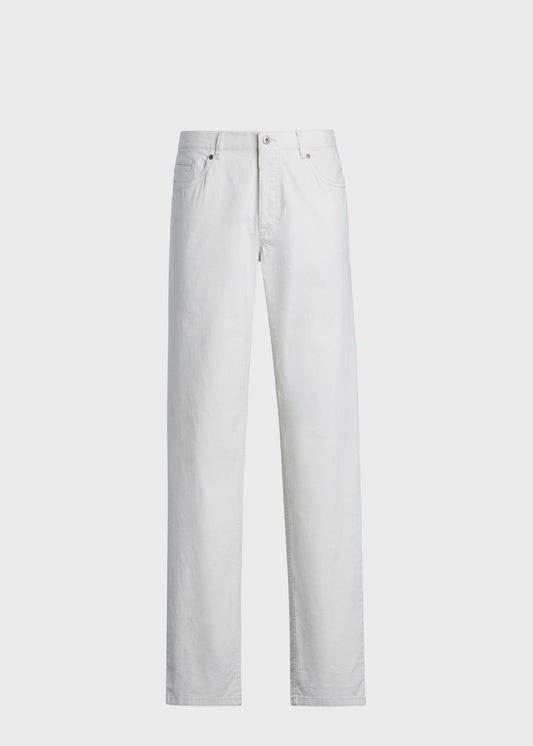 Cotton Five-Pocket Trouser Khaki - Paul Stuart