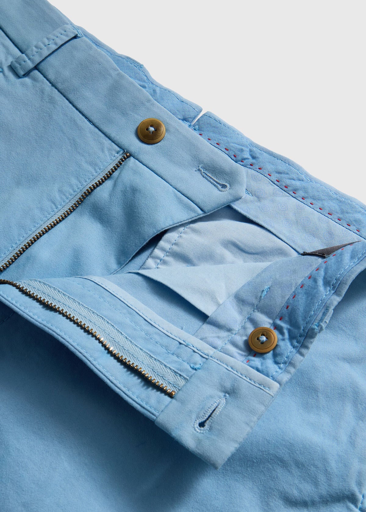 Cotton Twill Logo Short Bone - Paul Stuart