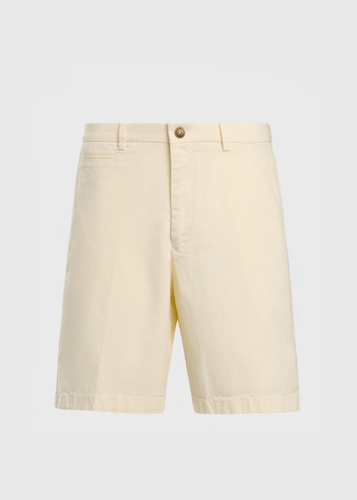 Cotton Twill Logo Short Bone - Paul Stuart