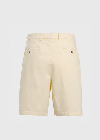 Cotton Twill Logo Short Bone - Paul Stuart
