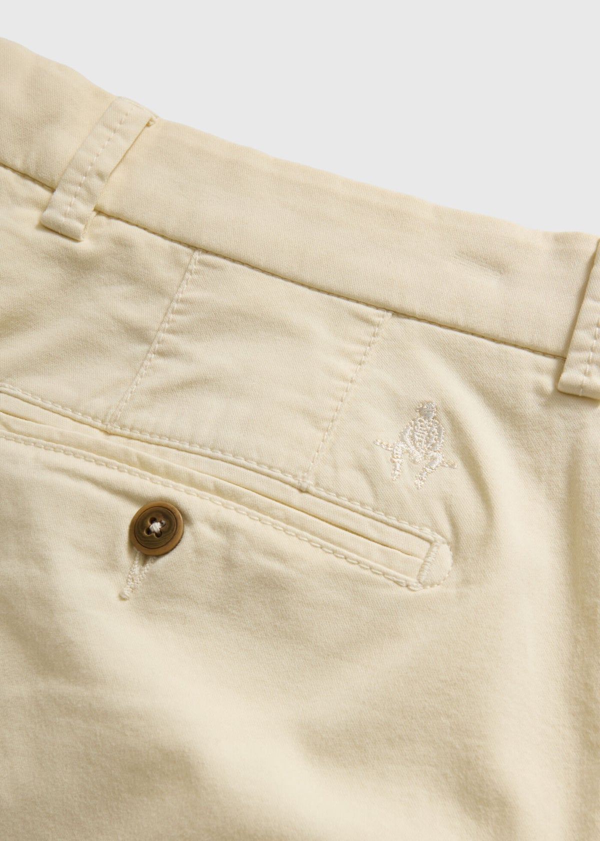Cotton Twill Logo Short Bone - Paul Stuart