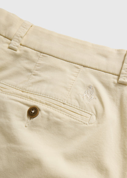 Cotton Twill Logo Short Bone - Paul Stuart