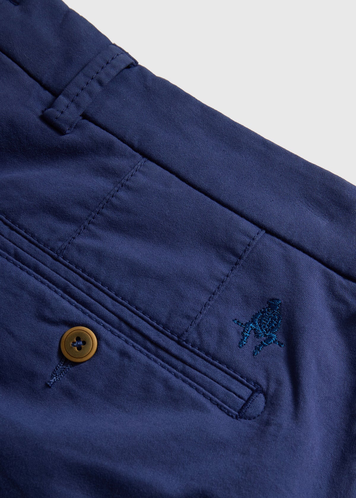 Cotton Twill Logo Short Bone - Paul Stuart