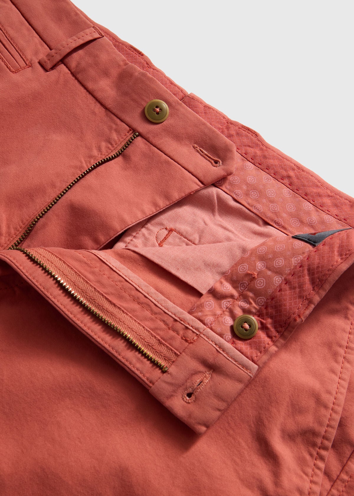Cotton Twill Logo Short Bone - Paul Stuart