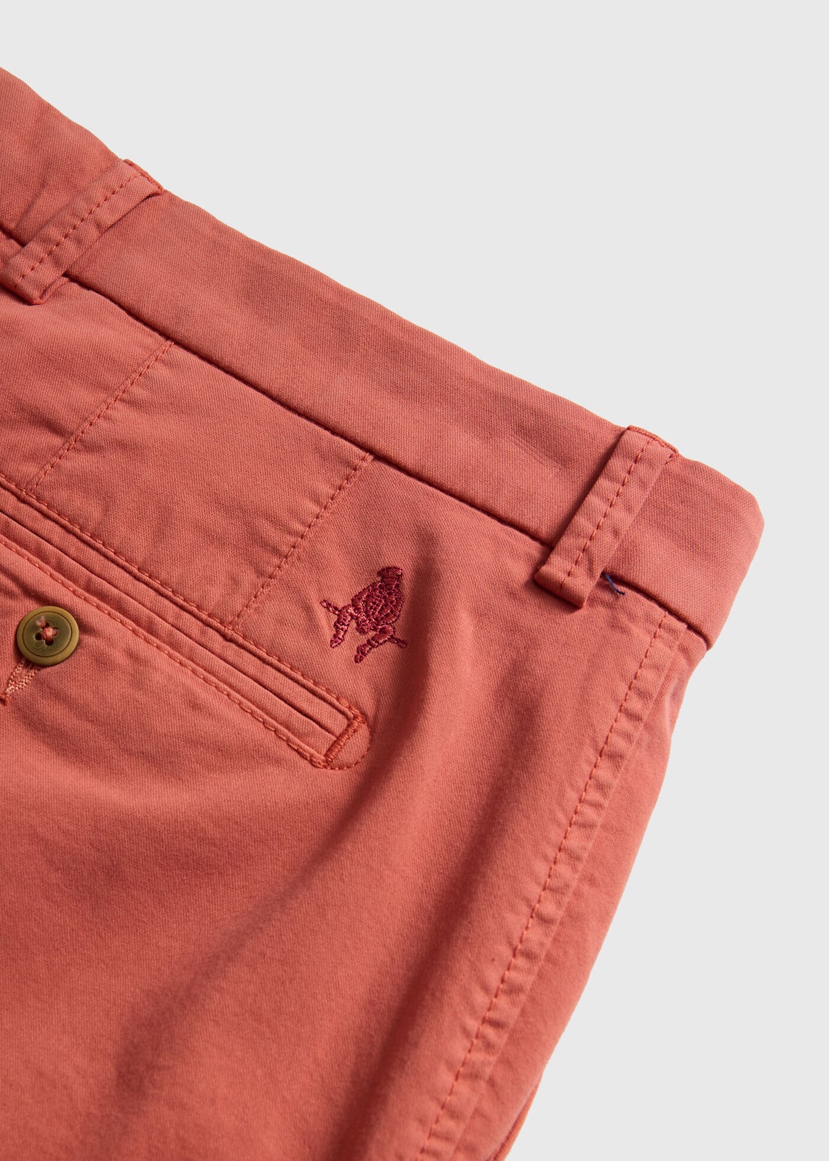 Cotton Twill Logo Short Bone - Paul Stuart