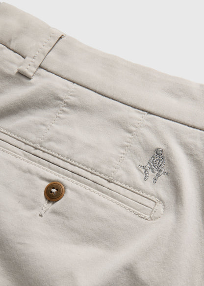 Cotton Twill Logo Short Bone - Paul Stuart
