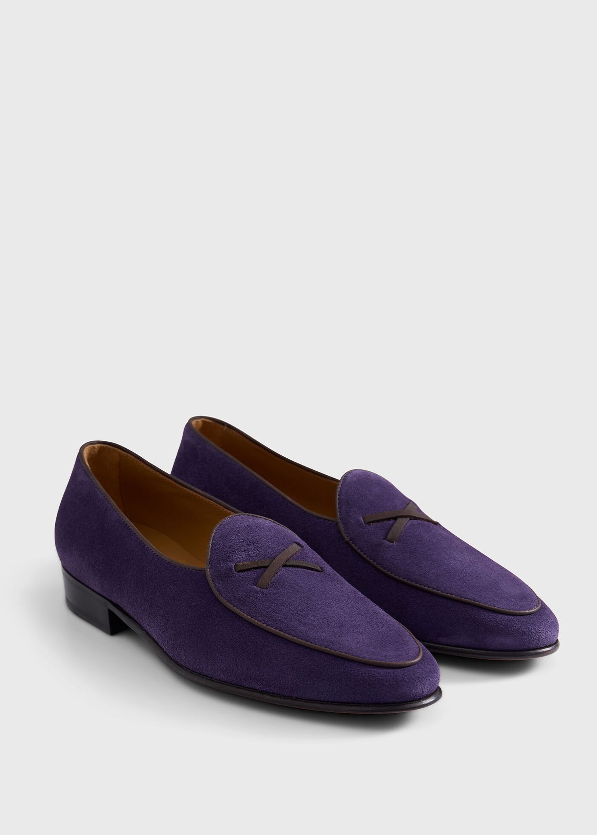 Francisco Suede Loafer Light Grey - Paul Stuart