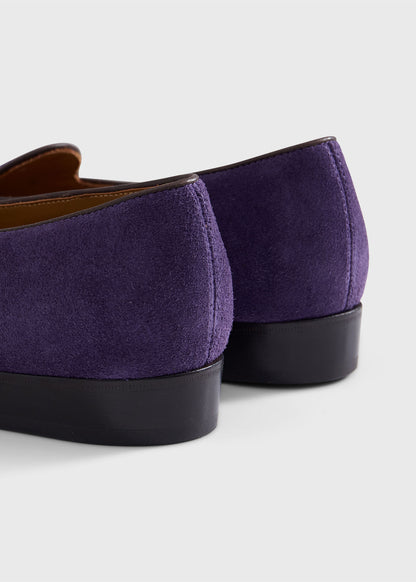 Francisco Suede Loafer Light Grey - Paul Stuart