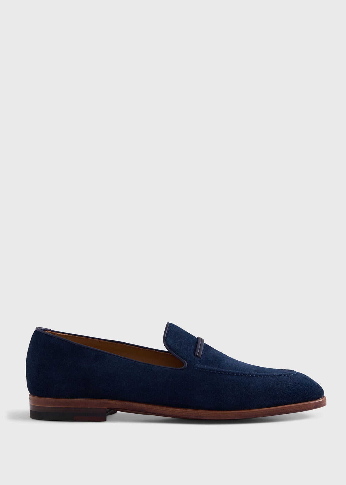 Skylar Suede Loafer Dark Blue - Paul Stuart