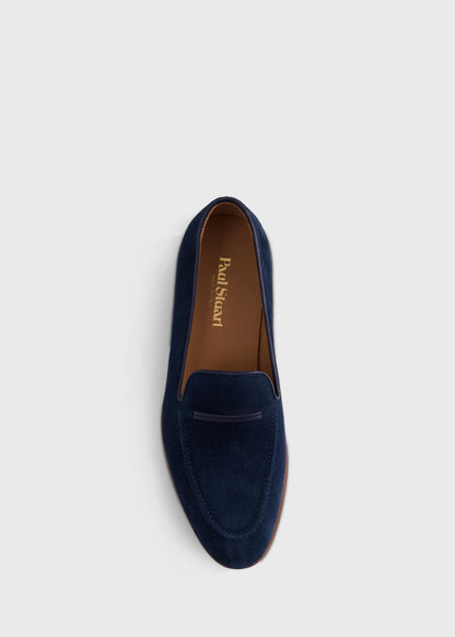 Skylar Suede Loafer Dark Blue - Paul Stuart