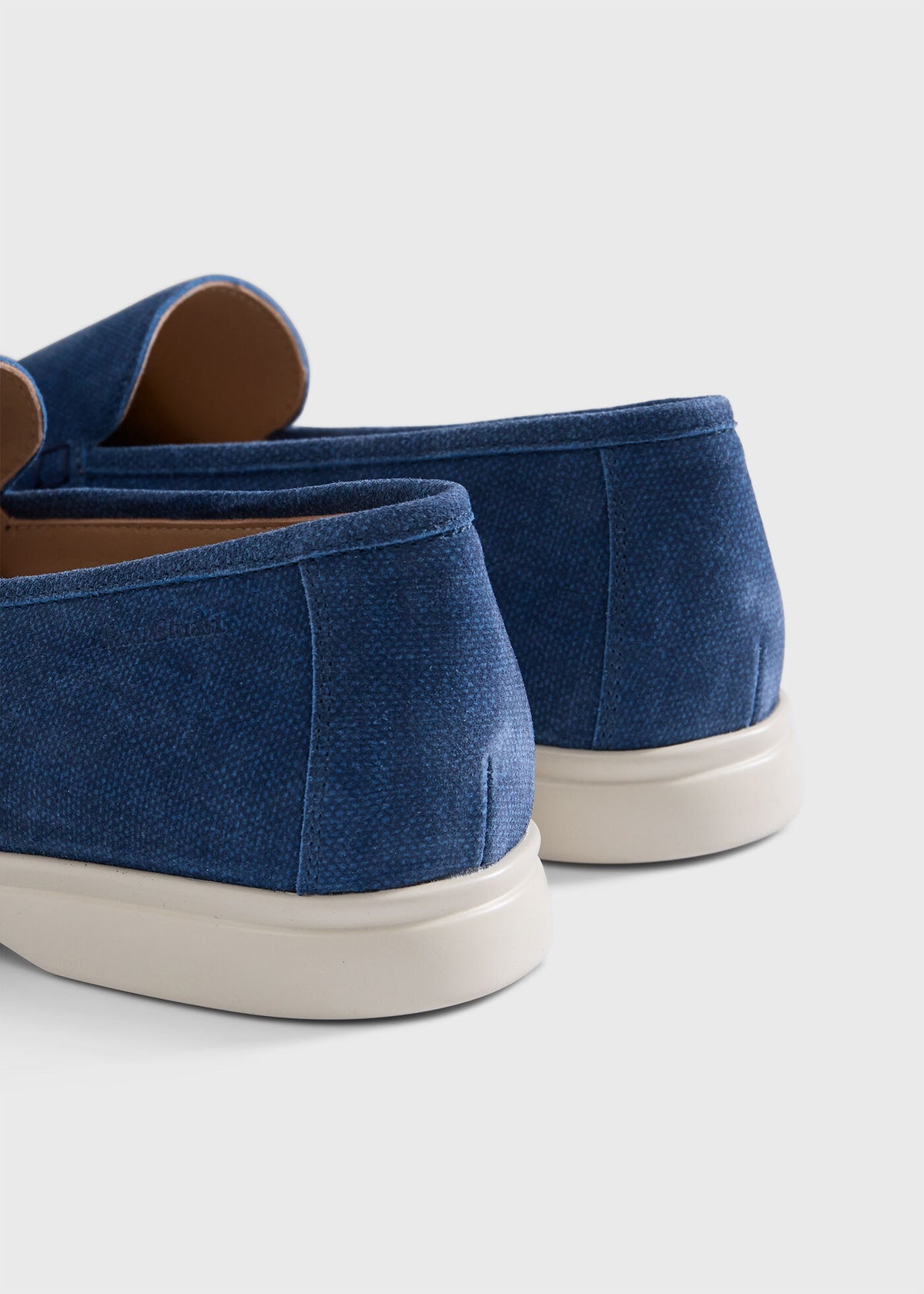 Lord Suede Loafer Blue - Paul Stuart