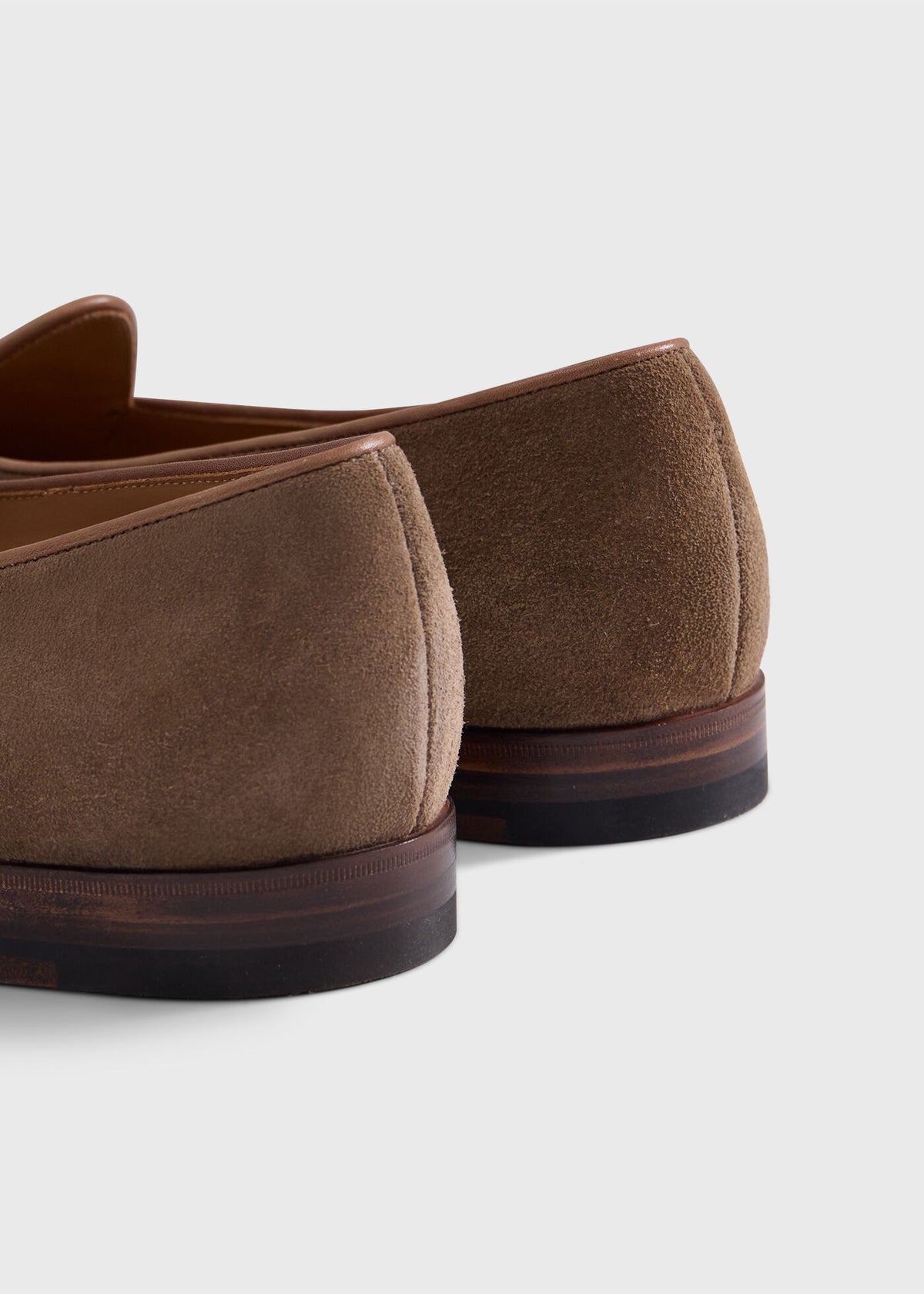 Steven Suede Tassel Loafer Khaki - Paul Stuart