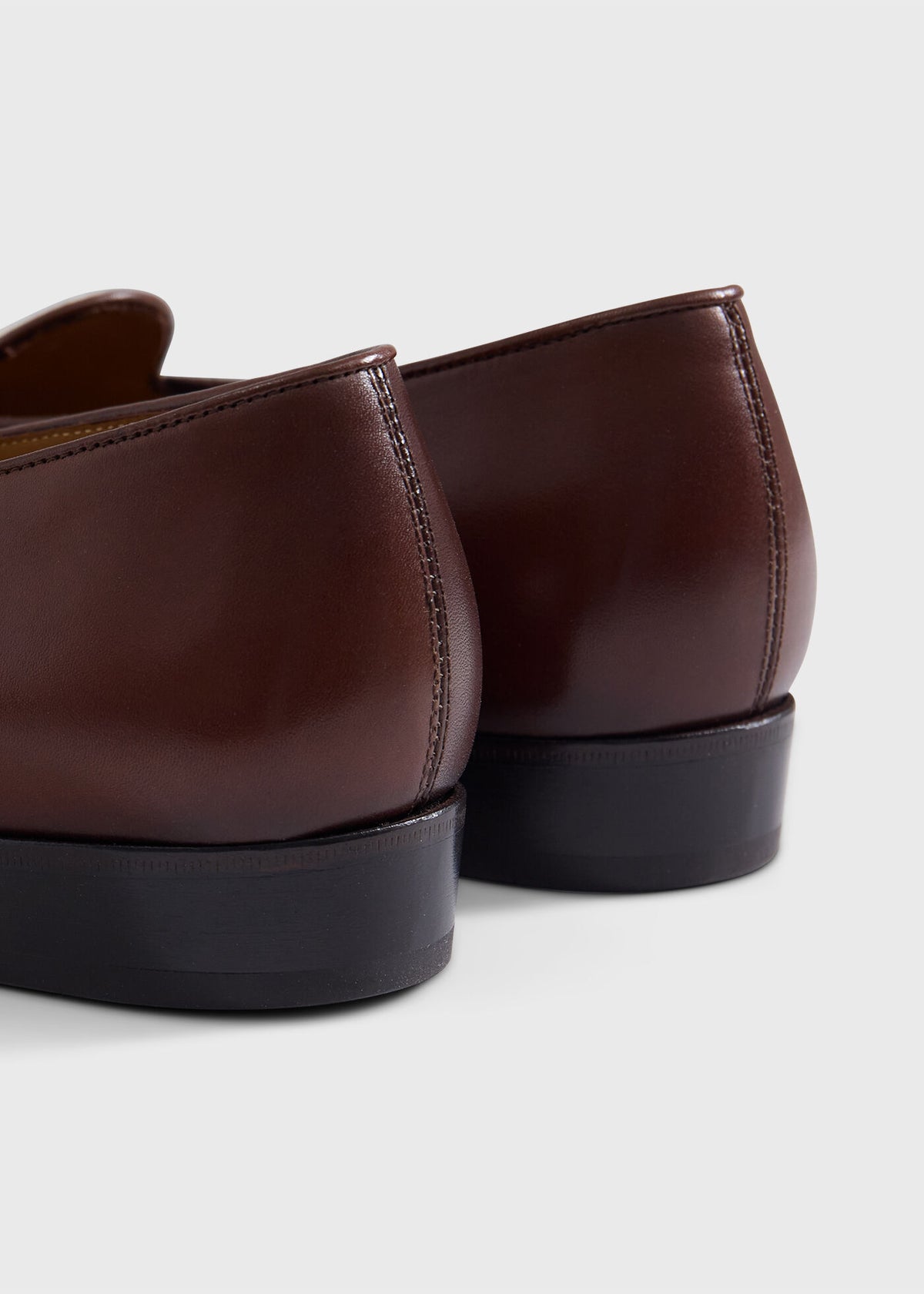 Francisco Leather and Canvas Loafer Brown - Paul Stuart