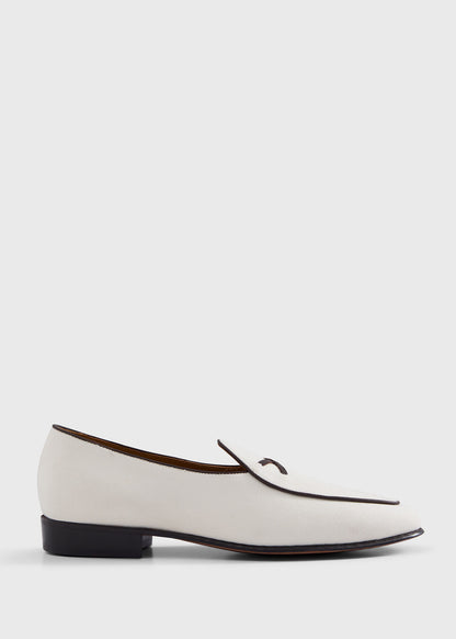Francisco Canvas Loafer Cream - Paul Stuart