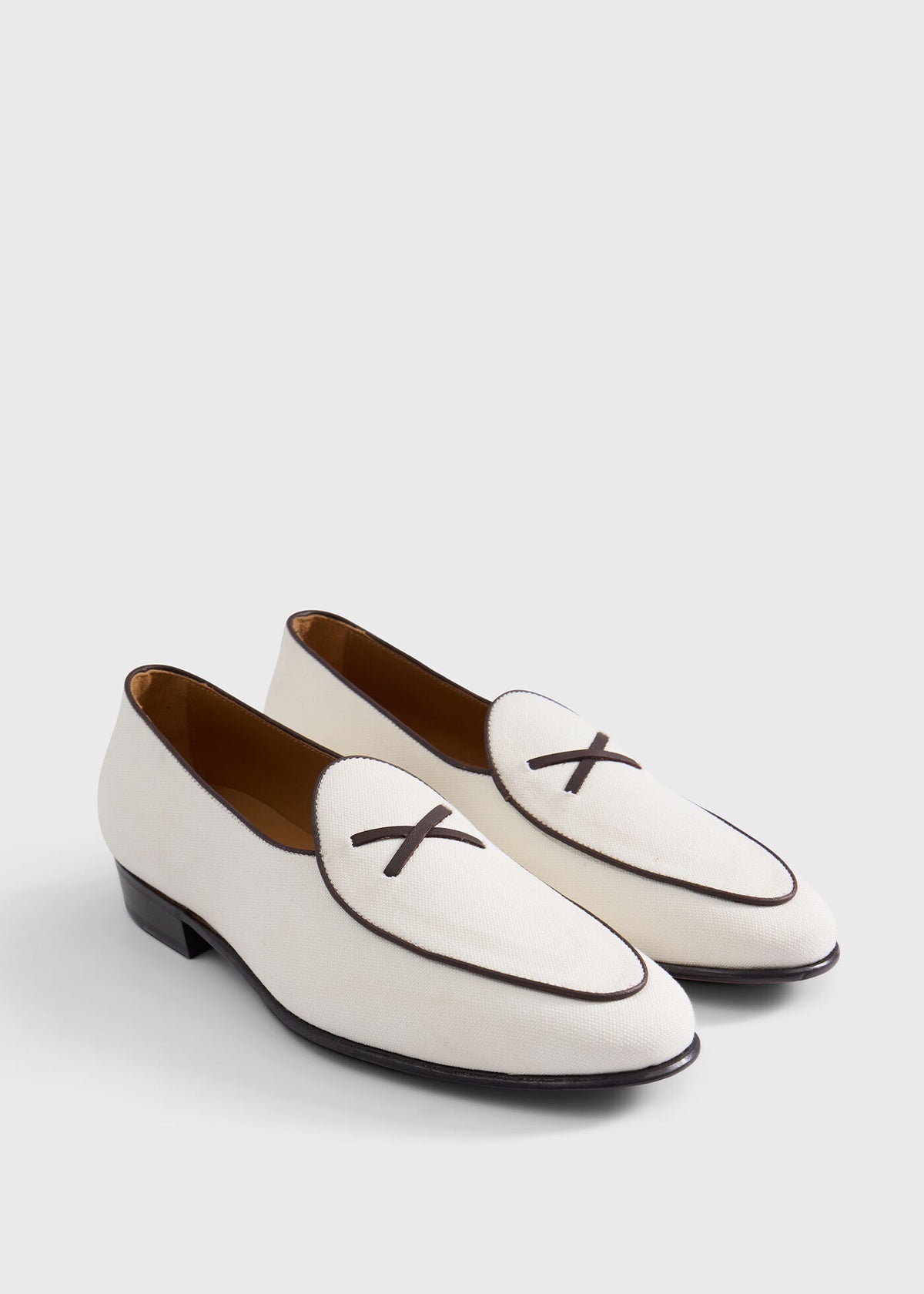 Francisco Canvas Loafer Cream - Paul Stuart
