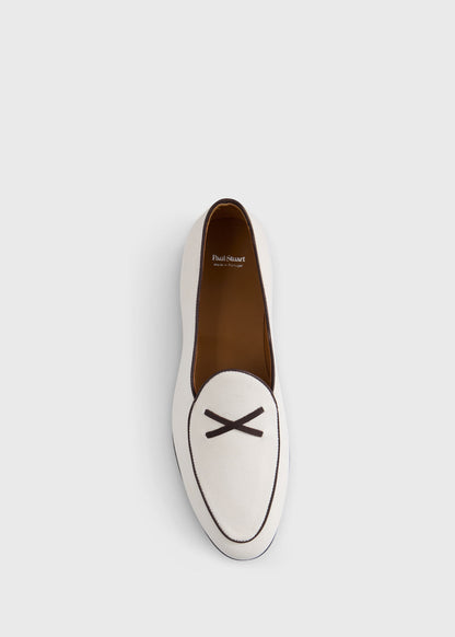 Francisco Canvas Loafer Cream - Paul Stuart