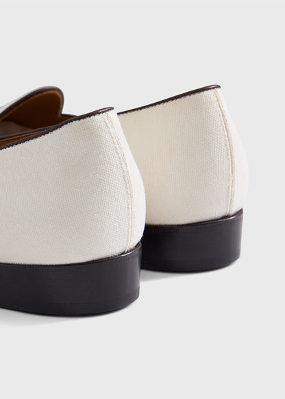 Francisco Canvas Loafer Cream - Paul Stuart