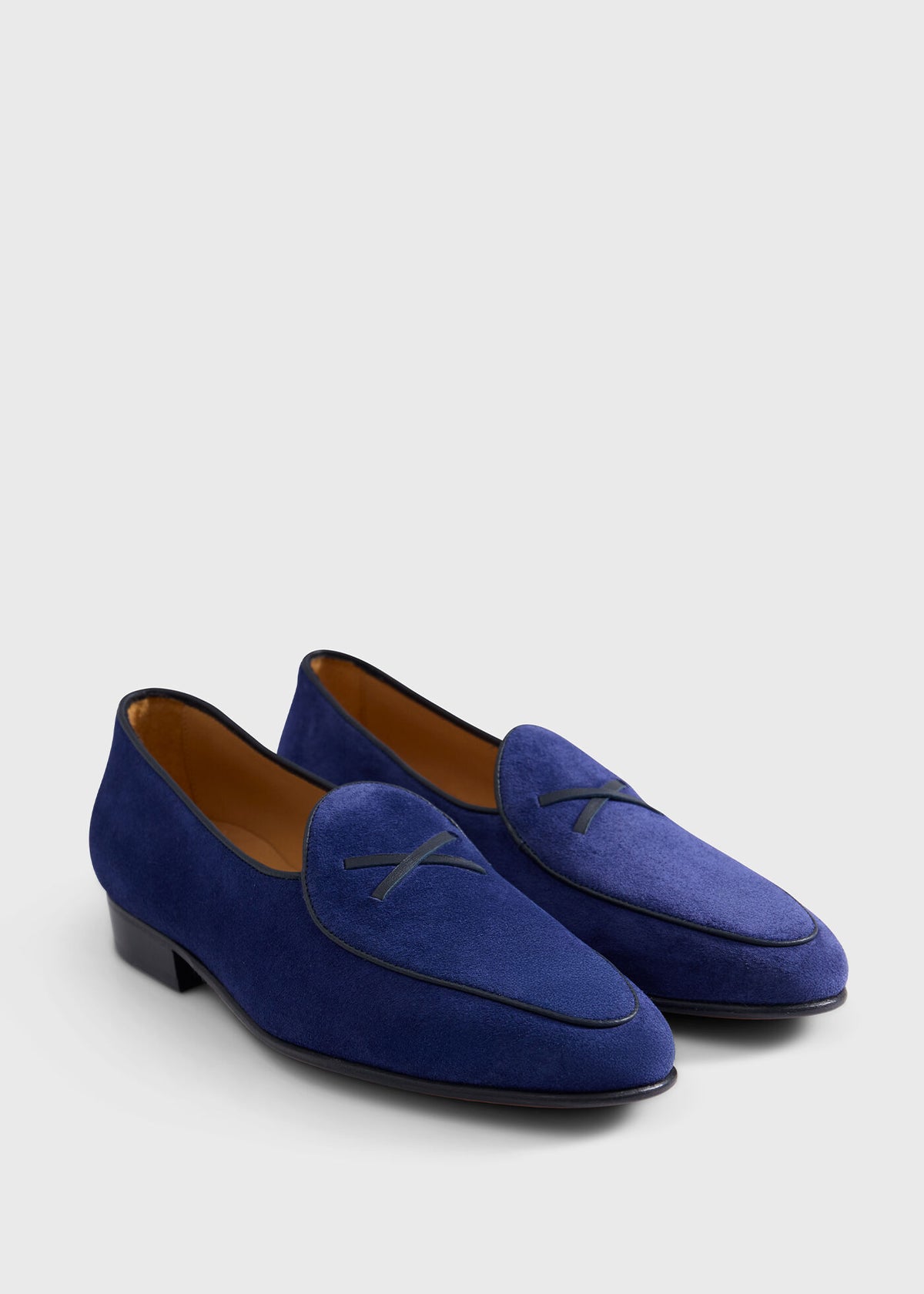 Francisco Suede Loafer Light Grey - Paul Stuart