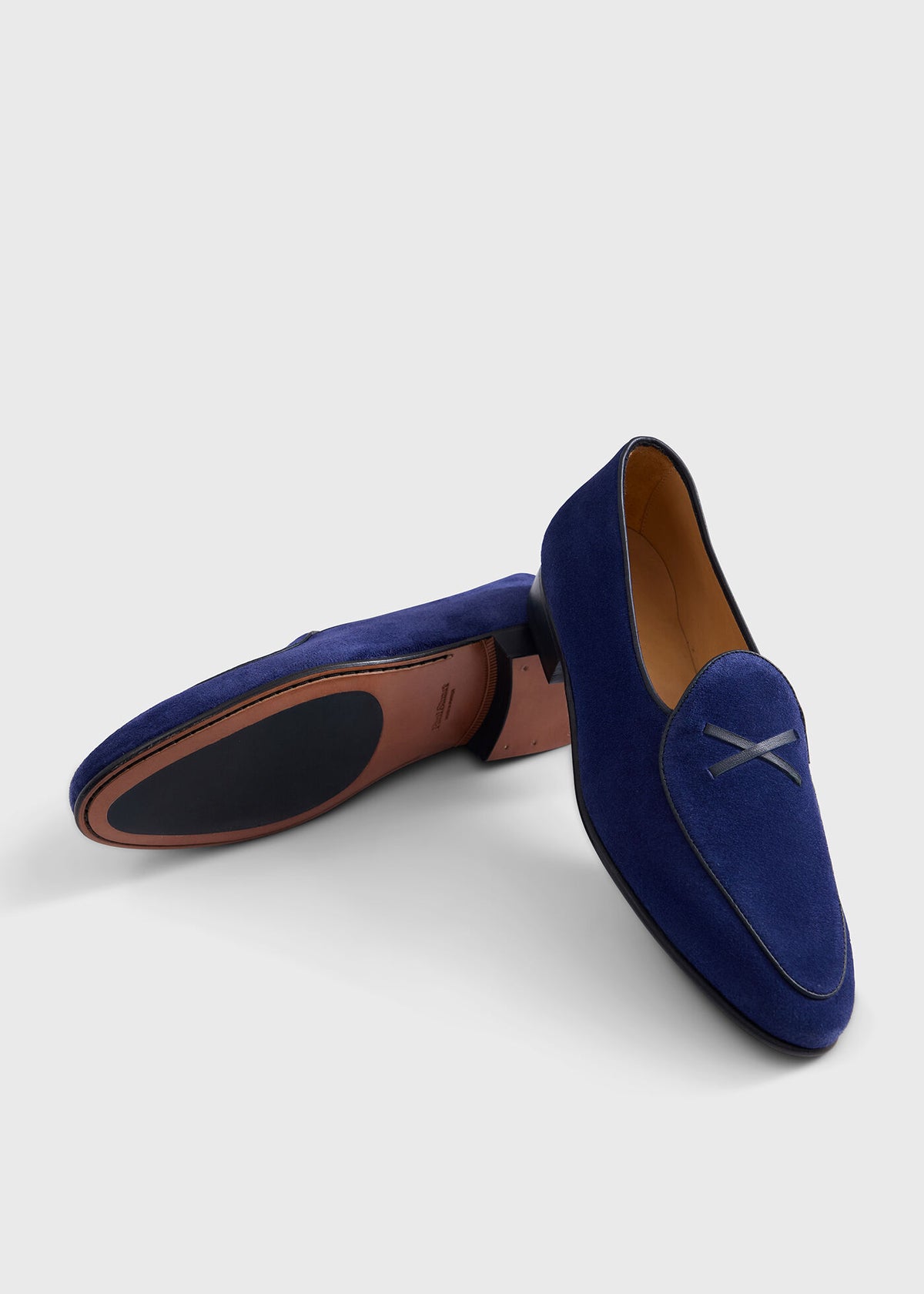 Francisco Suede Loafer Light Grey - Paul Stuart