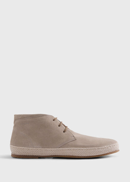 Geko Suede Espadrille Boot Light Beige - Paul Stuart
