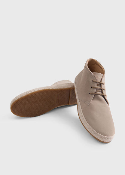 Geko Suede Espadrille Boot Light Beige - Paul Stuart