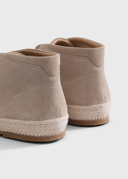 Geko Suede Espadrille Boot Light Beige - Paul Stuart