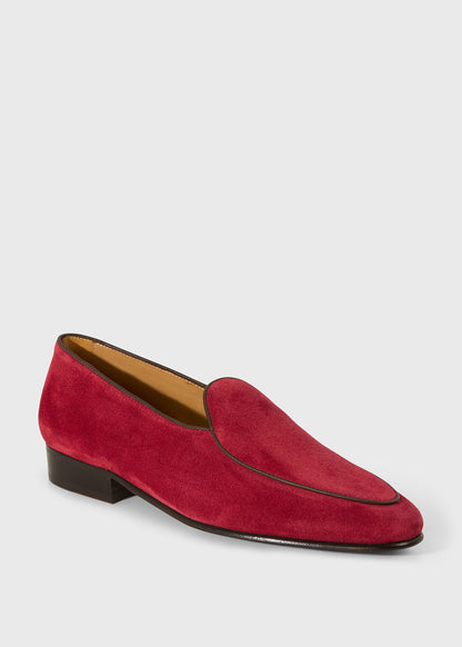 Felix II Suede Loafer Red - Paul Stuart