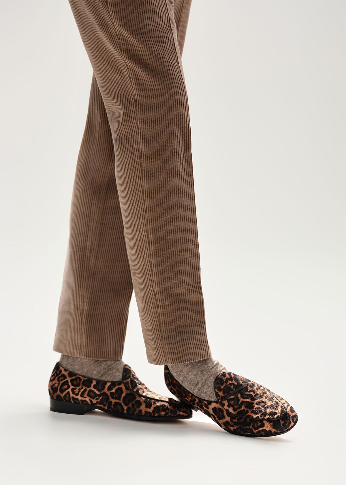 Francisco II Animal Print Loafer Brown - Paul Stuart