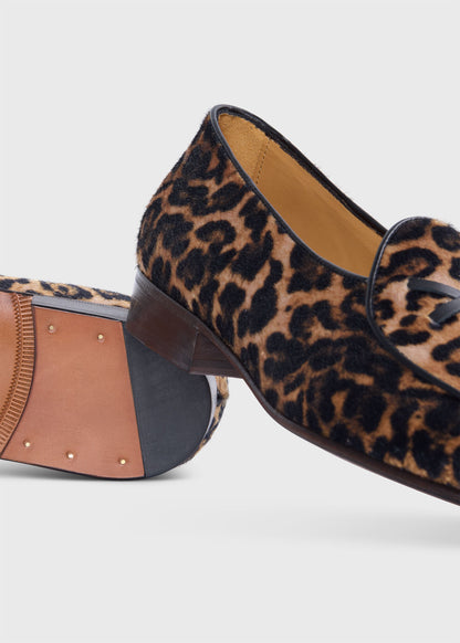 Francisco II Animal Print Loafer Brown - Paul Stuart