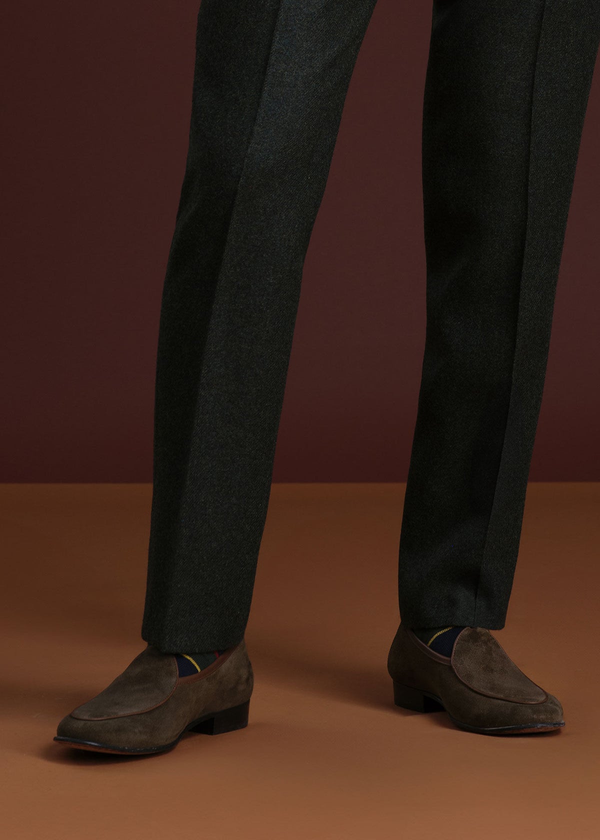 Felix Suede Loafer Black, unselectable - Paul Stuart