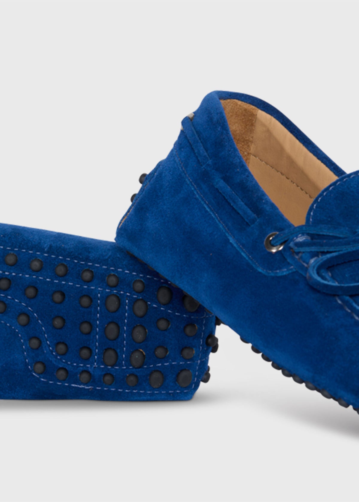 Dino Suede Driving Moccasin WHITE, unselectable - Paul Stuart