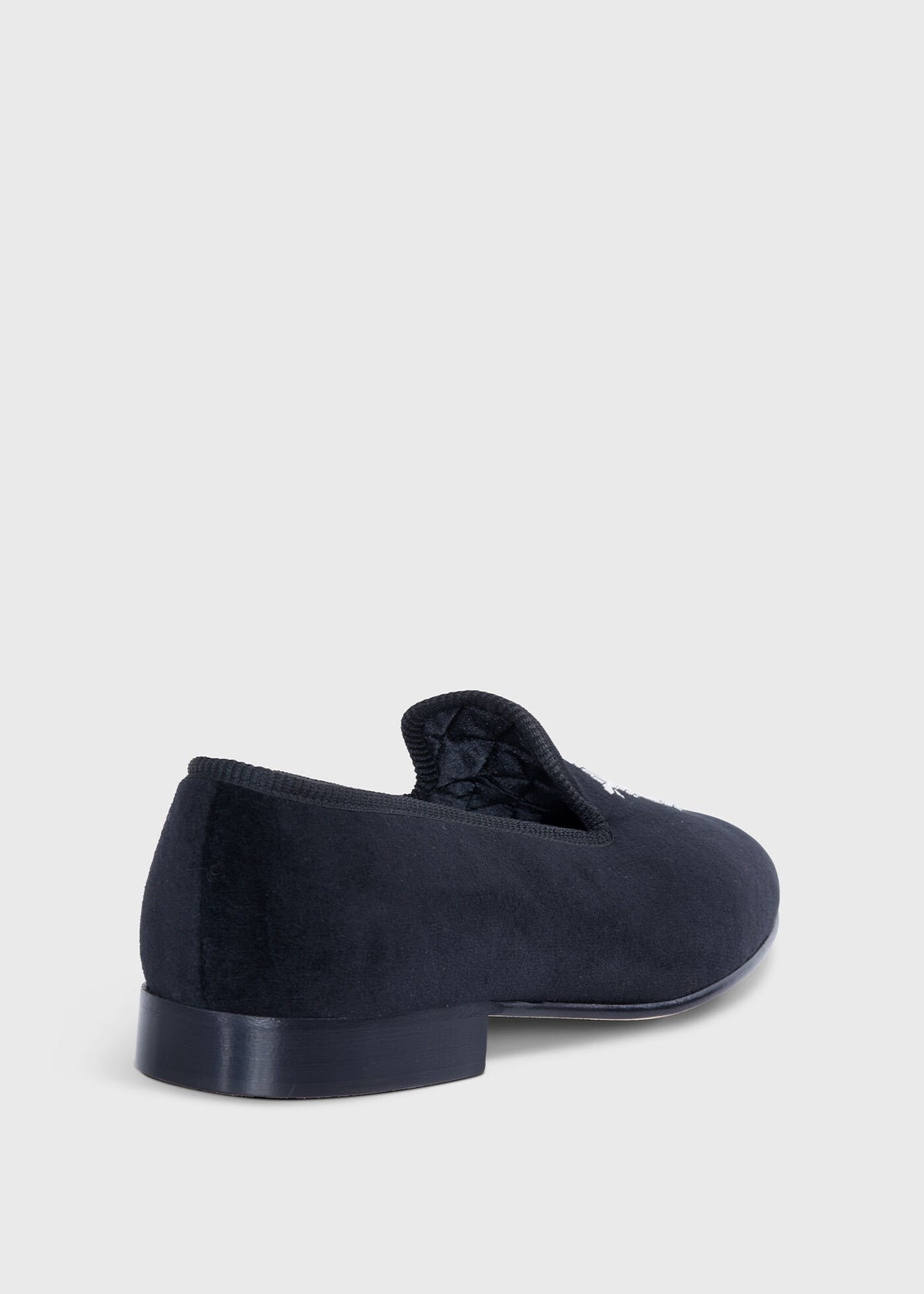 Travis Velvet Lion Slip-on Black - Paul Stuart