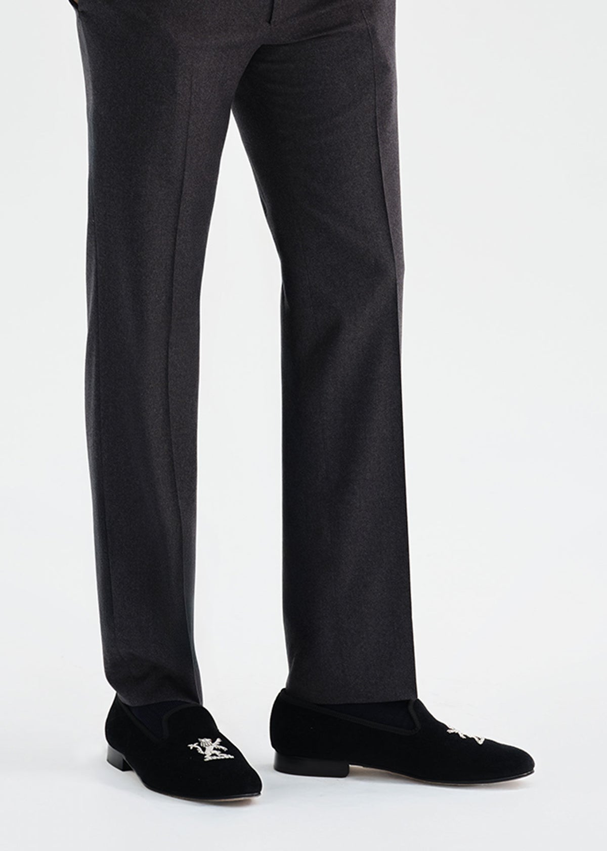 Travis Velvet Lion Slip-on Black - Paul Stuart