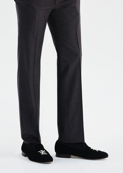 Travis Velvet Lion Slip-on Black - Paul Stuart