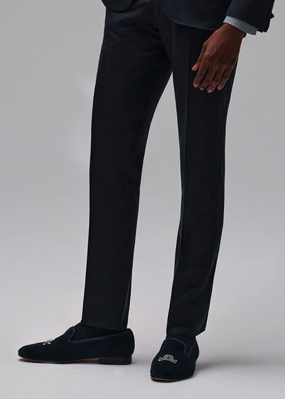 Tyler Velvet Skull Slip-on Black - Paul Stuart