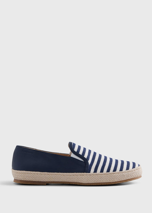 Leonida Striped Espadrille Blue - Paul Stuart