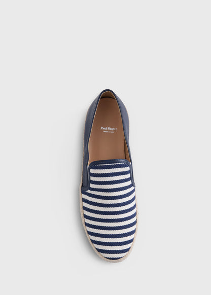 Leonida Striped Espadrille Blue - Paul Stuart