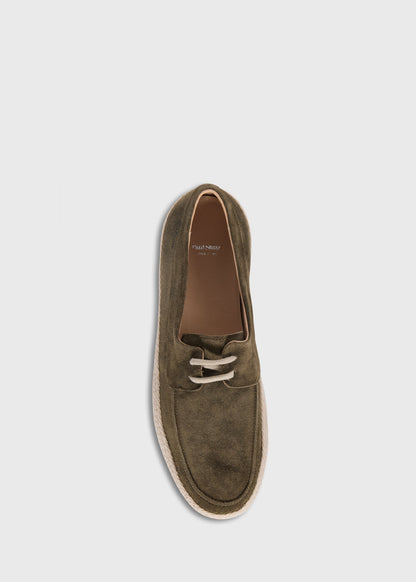 Gino Lace Up Espadrille Brown - Paul Stuart