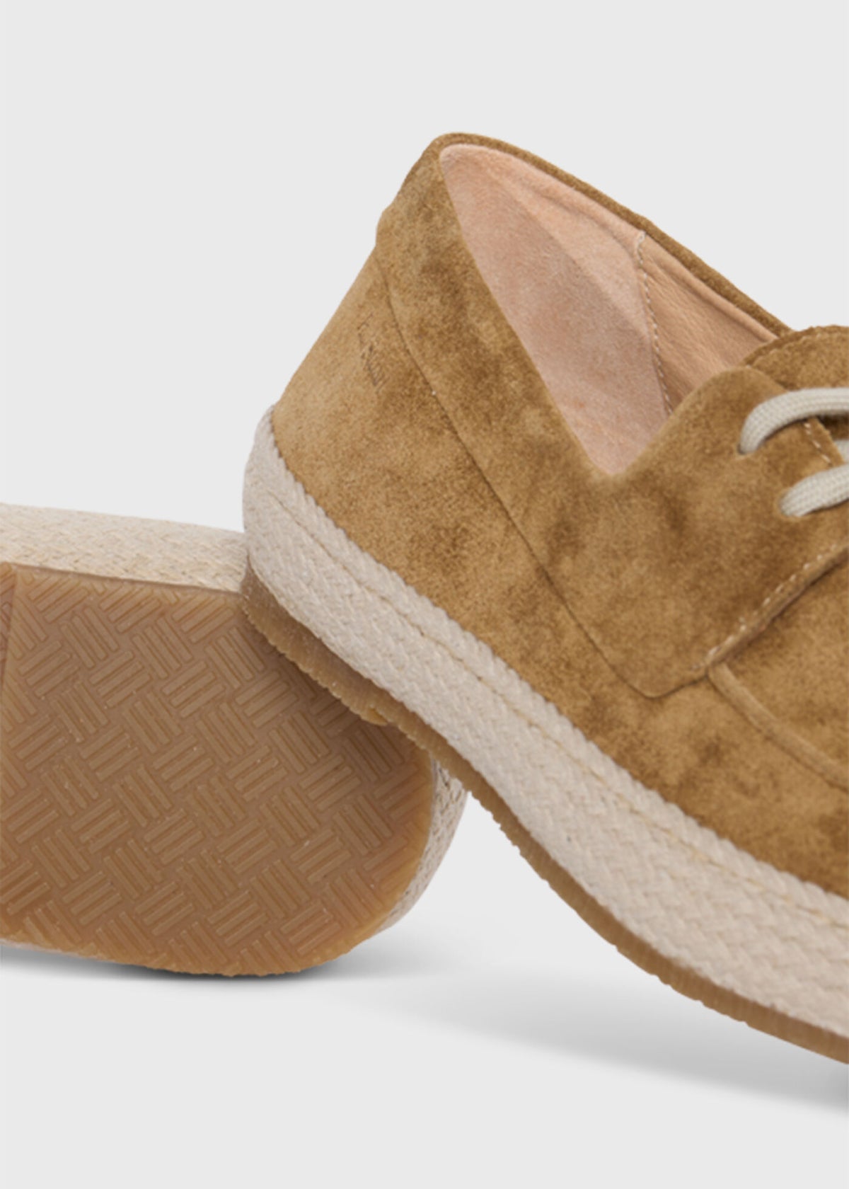 Gino Lace Up Espadrille Brown - Paul Stuart