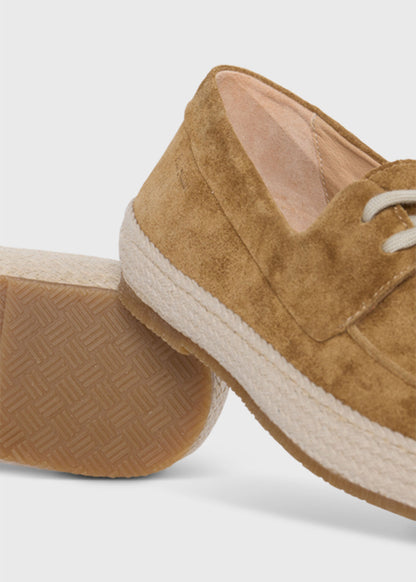 Gino Lace Up Espadrille Brown - Paul Stuart