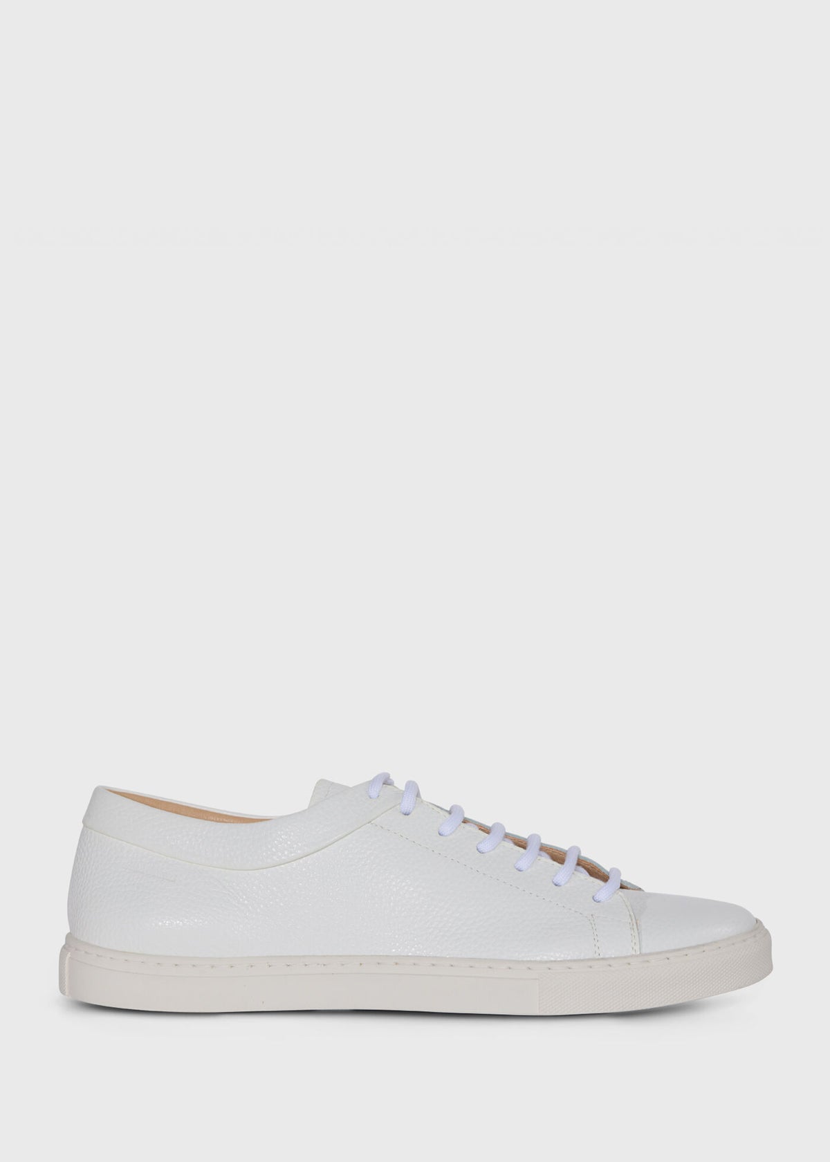Gaston Calf Leather Sneaker White - Paul Stuart