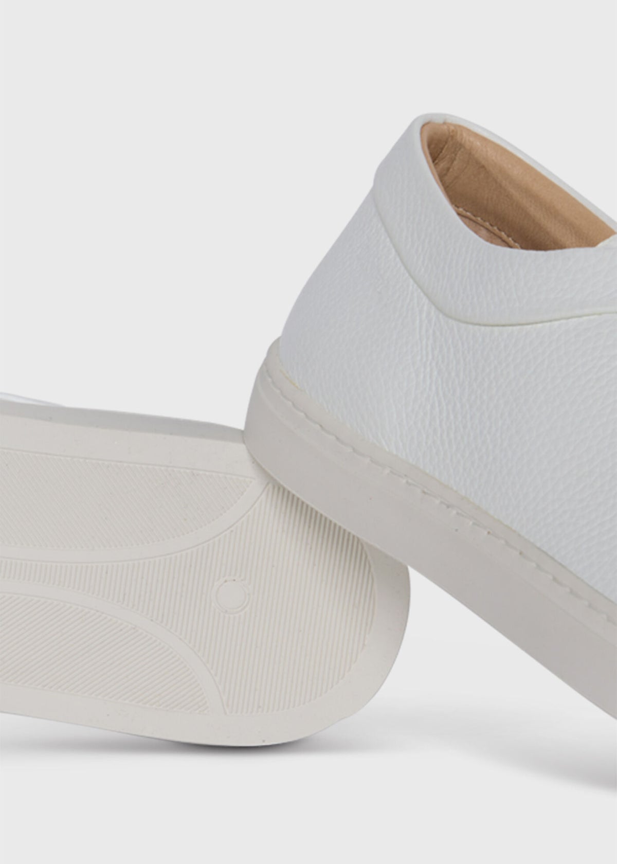 Gaston Calf Leather Sneaker White - Paul Stuart